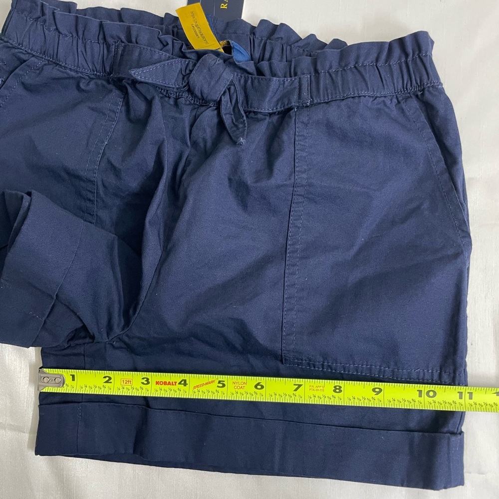 Polo Ralph Lauren Navy  Blue  Girls  Shorts     Size 8 100% Cotton - Picture 10 of 13